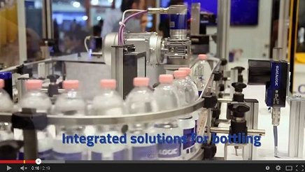 Datalogic solutions for bottling production line